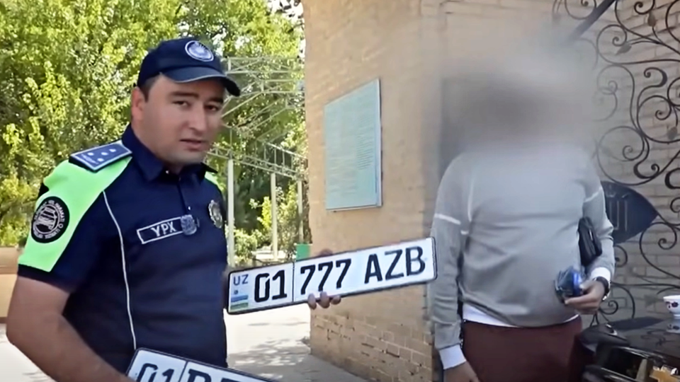 Buxoroda haydovchi qalbaki raqamli avtomobilida 100 martadan ortiq qoidabuzarlik qilgan