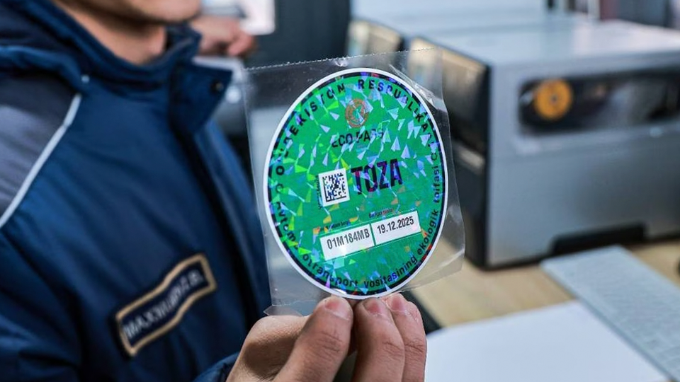 Экостикеры в Узбекистане: кому, как и где их получать?