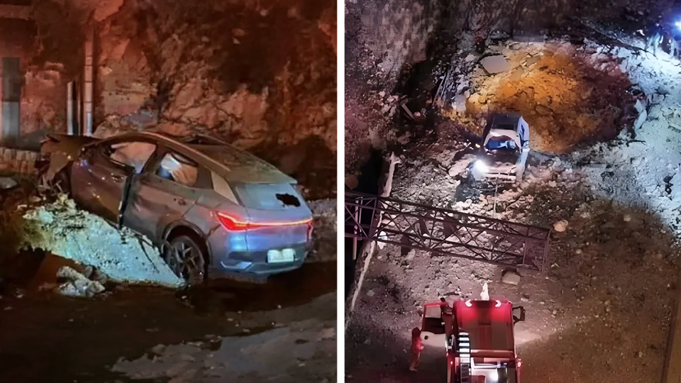 BYD спас пассажиров от взрывной волны упавшей ракеты