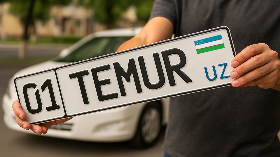 На автомобильных номерах можно будет написать своё имя