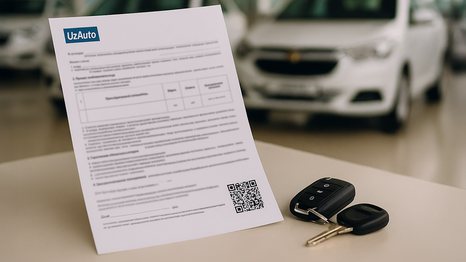 UzAuto Motors внедрила QR-коды в контракты