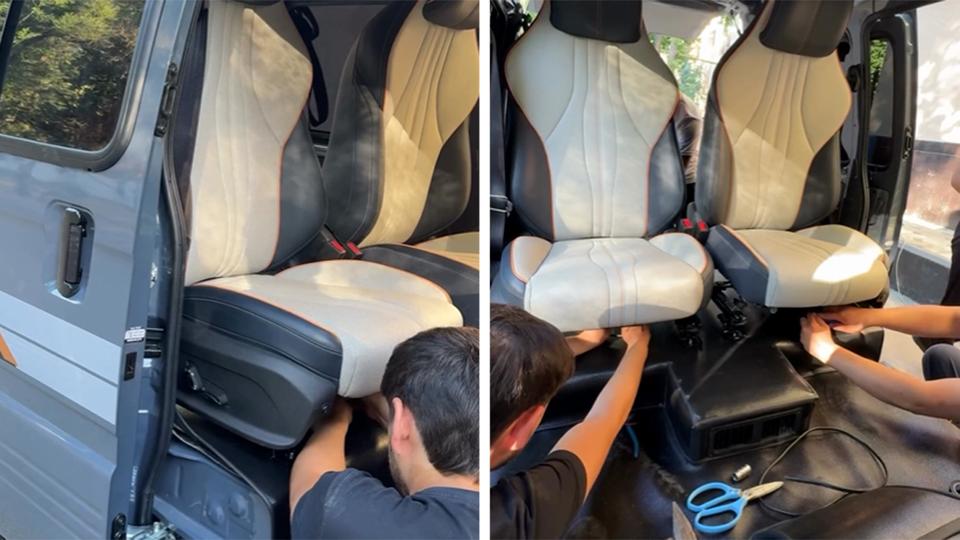 Damasga BYD o'rindiqlari o'rnatdi