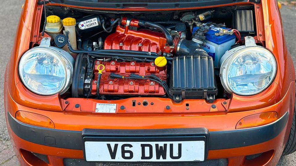 В Daewoo Matiz установили мощный двигатель