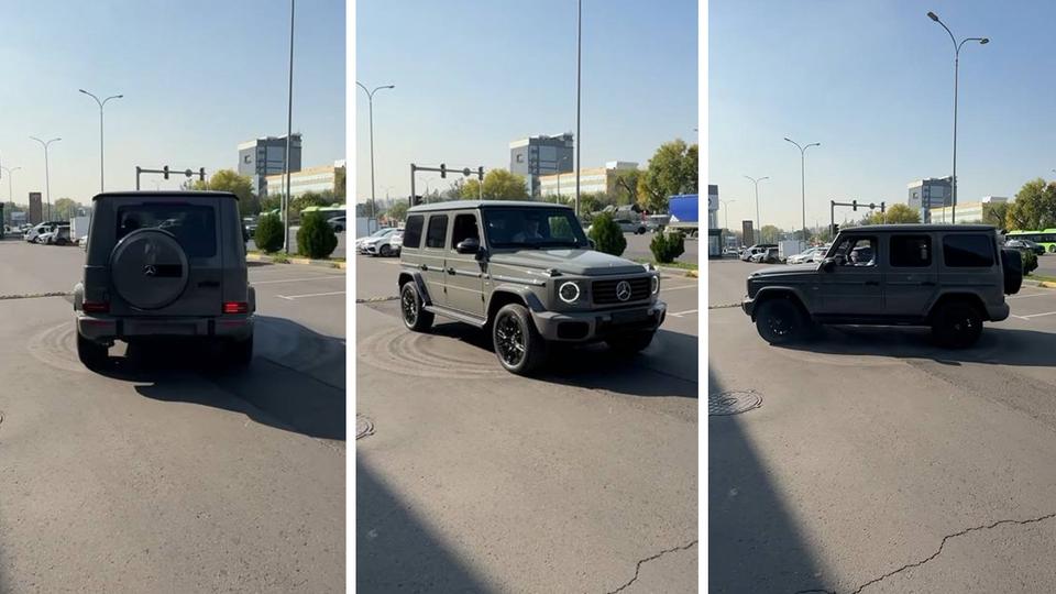 В Узбекистан завезли новый электрический «Гелендваген»