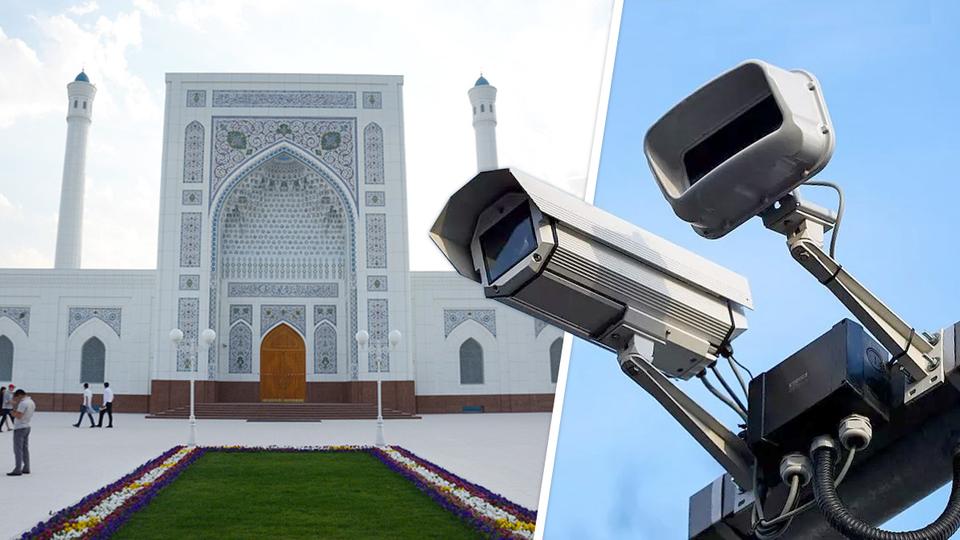 У мечетей начали устанавливать камеры: они фиксируют неправильную парковку