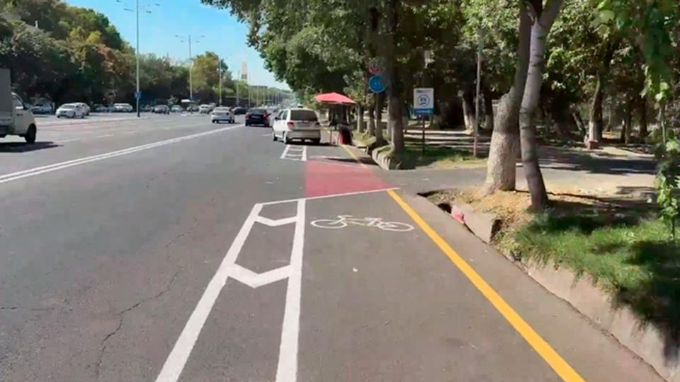 Toshkentda velosiped yo‘laklari endi yo‘lning qatnov qismi bo‘ylab ham bo‘lishi mumkin