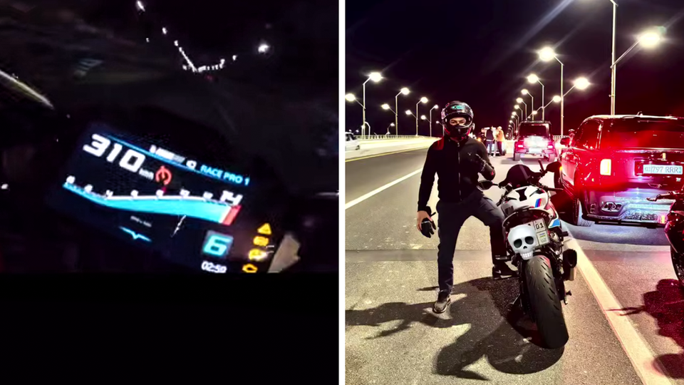 Toshkentda mototsiklchi 310 kilometr soatli tezlikka erishdi