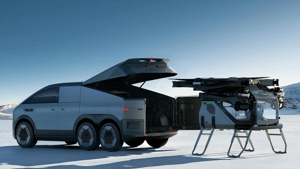 Завод по производству летающих автомобилей запустили в Китае