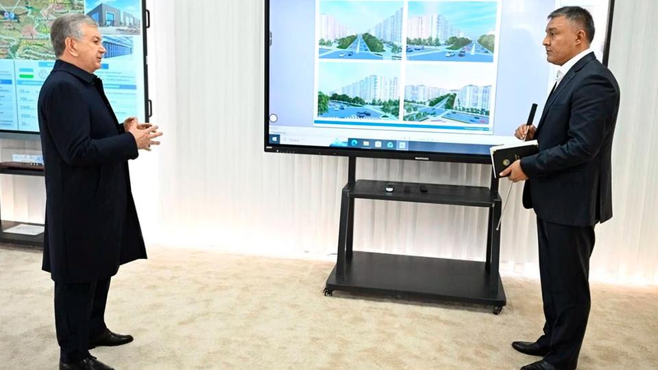 В Джизаке открыли новый мост и дорогу