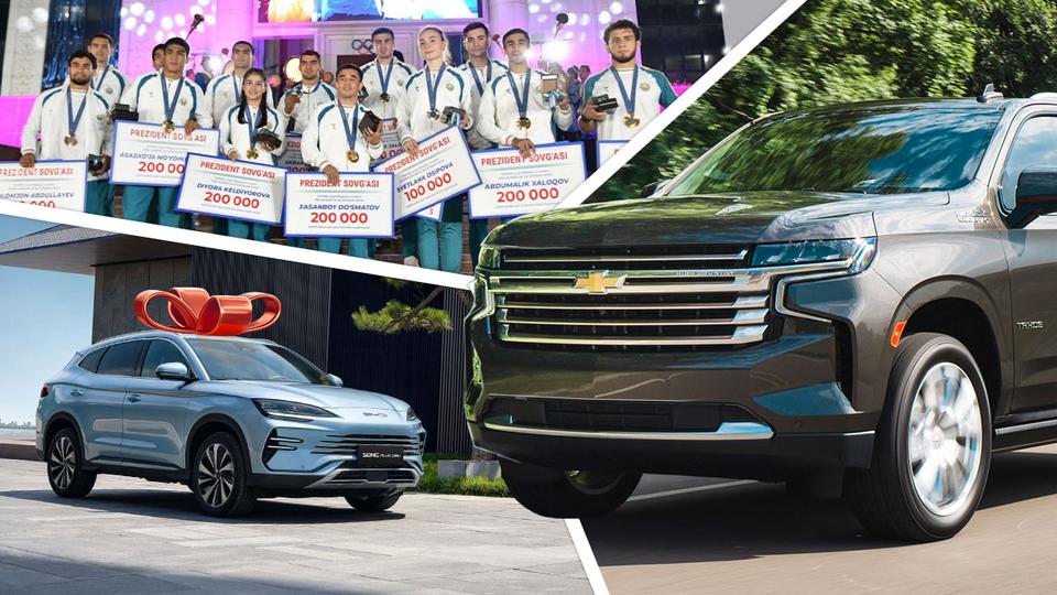 O‘zbekiston Olimpiya chempionlariga qanday avtomobillar sovg‘a qilindi?